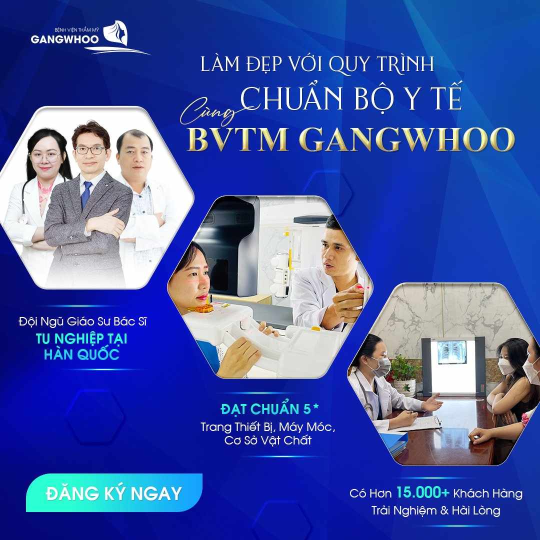 Quy trình nâng mũi chuẩn Bộ Y Tế tại Gangwhoo