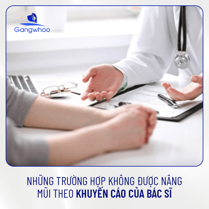 Nếu bạn đang gặp các vấn đề về sức khỏe thì không nên thực hiện nâng mũi